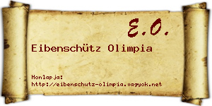 Eibenschütz Olimpia névjegykártya